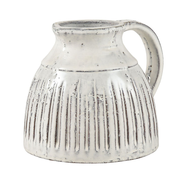 Muriel Pitcher - Small Aged White Glazed