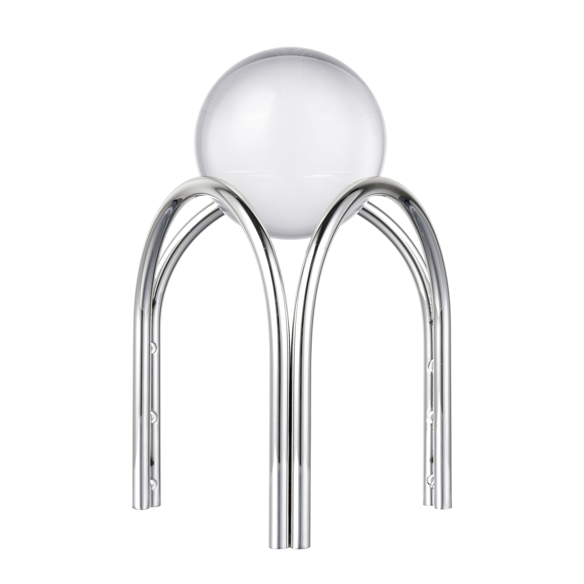 Sibyl Orb Stand - Set of 2 Silver
