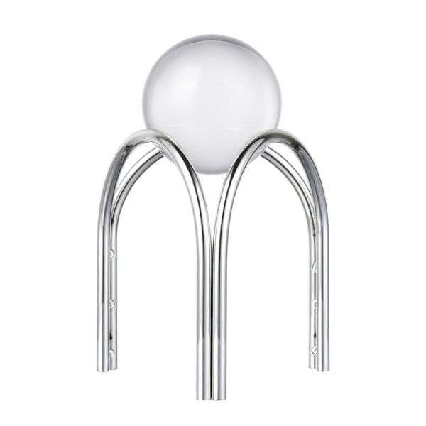Sibyl Orb Stand - Set of 2 Silver