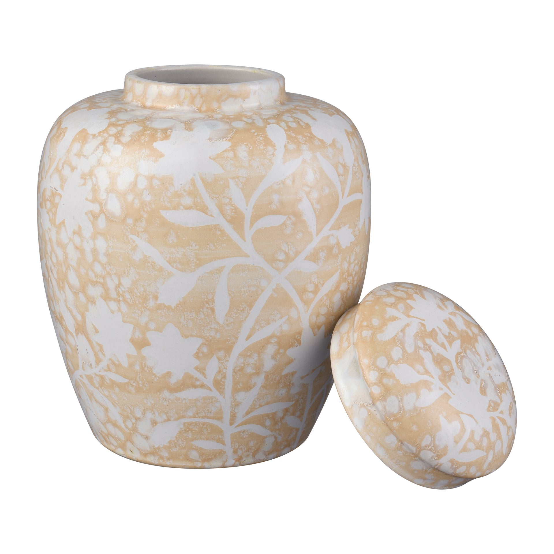 Yvonne Jar - Set of 2 Cream Glazed