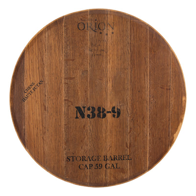 Wine Cask Lazy Susan - Natural