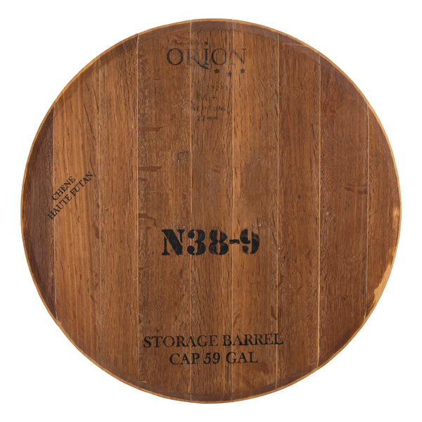 Wine Cask Lazy Susan - Natural