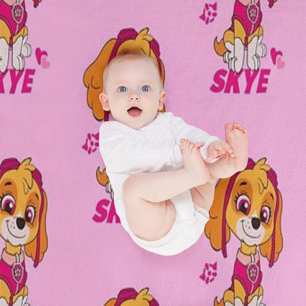 Skye Paw Patrol Gift-ready Throw Blanket