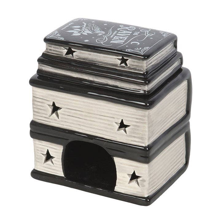 Book of Spells Gothic Tealight Wax Warmer
