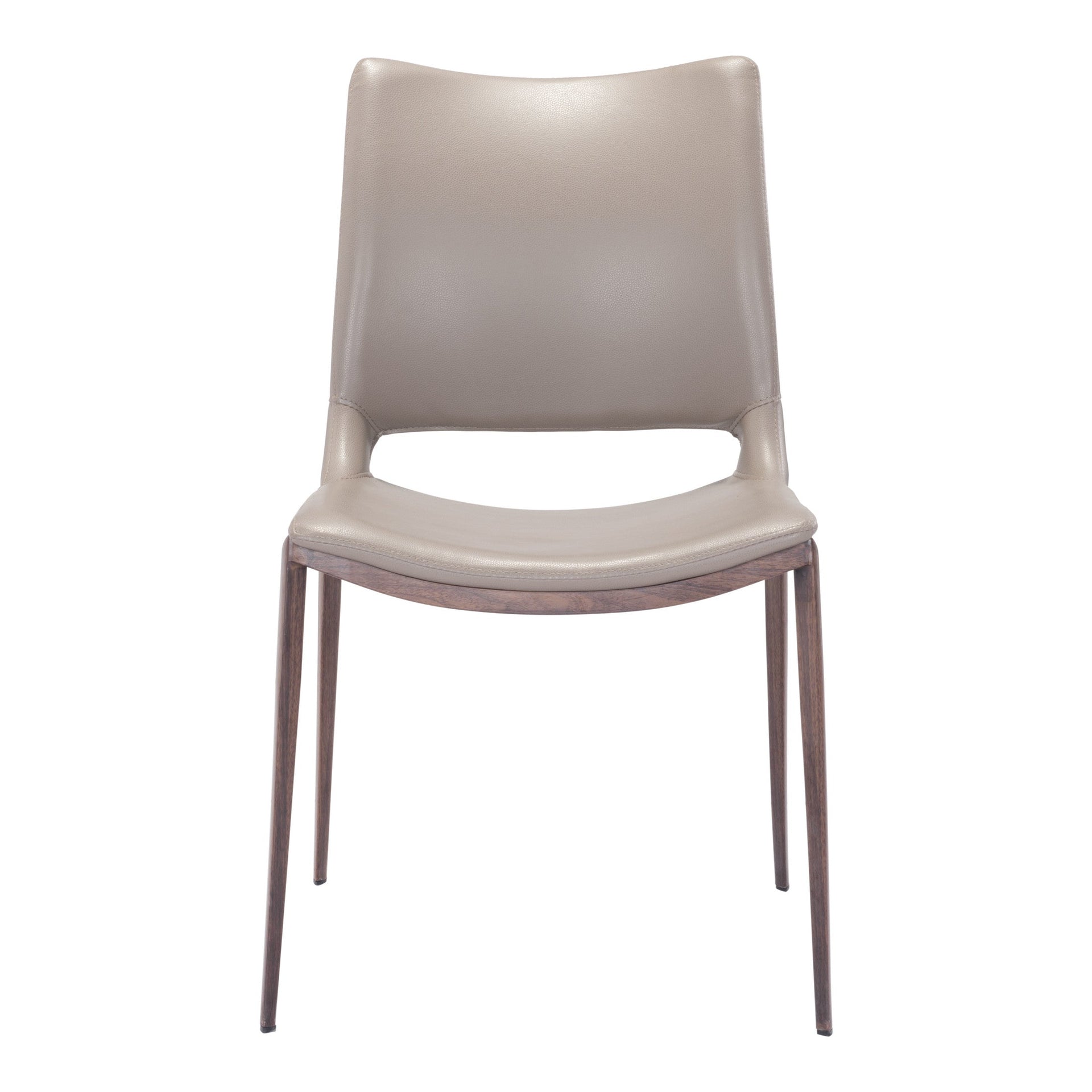 Ace Dining Chair (Set of 2) Brown & Walnut