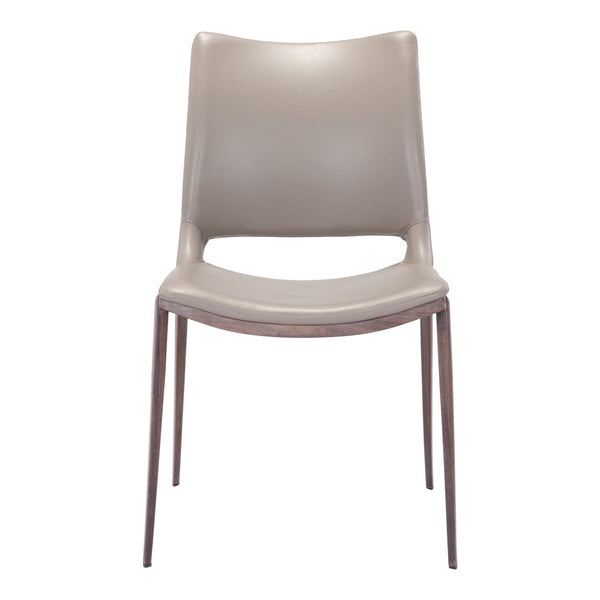 Ace Dining Chair (Set of 2) Brown & Walnut