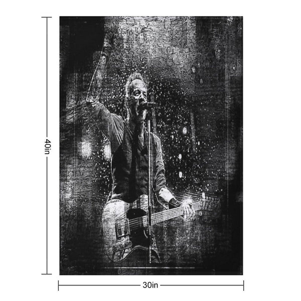 Fanart Tribute. Bruce Digital Fanart Walls Of Fame Throw Blanket