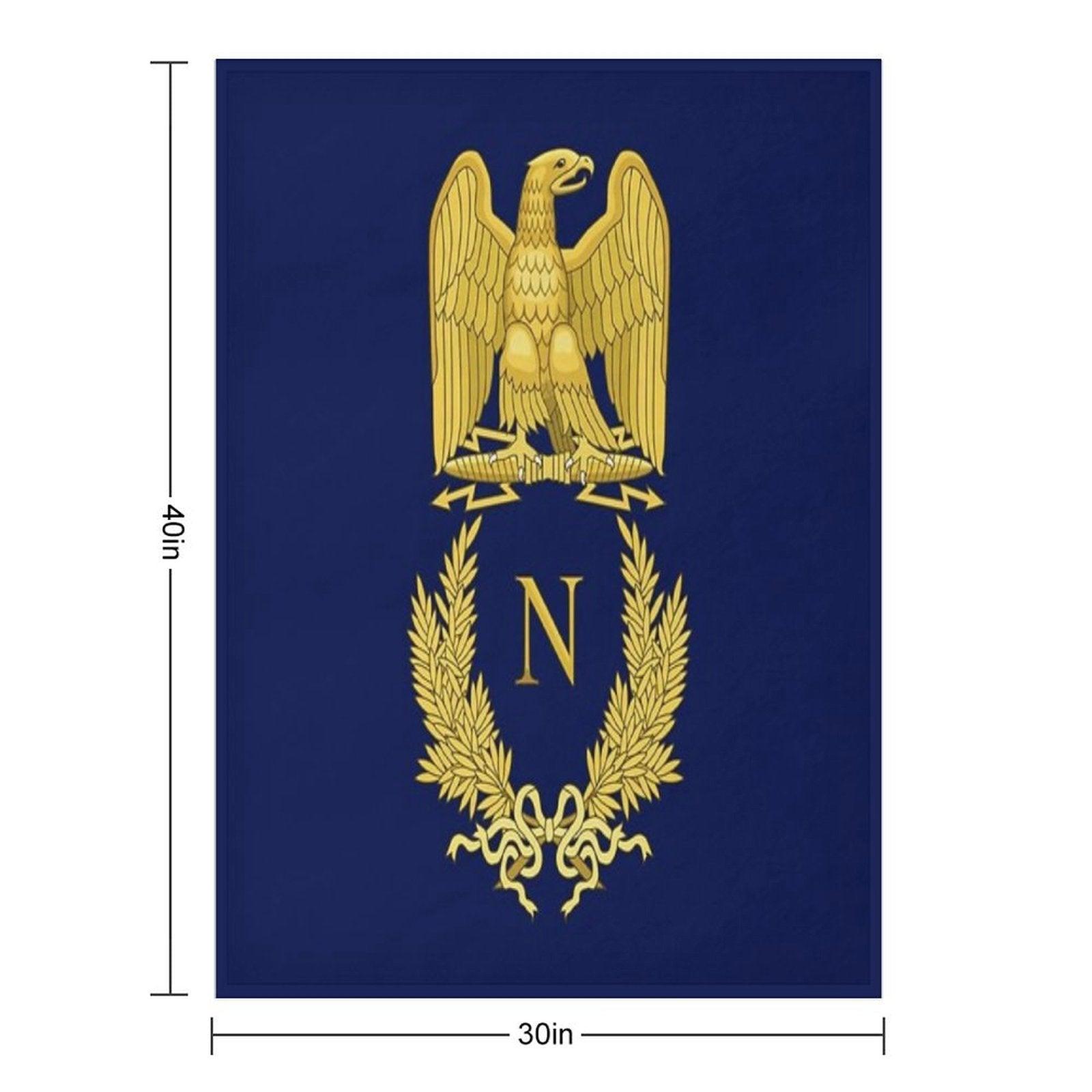 Emblème De Napoléon Bonaparte Throw Blanket