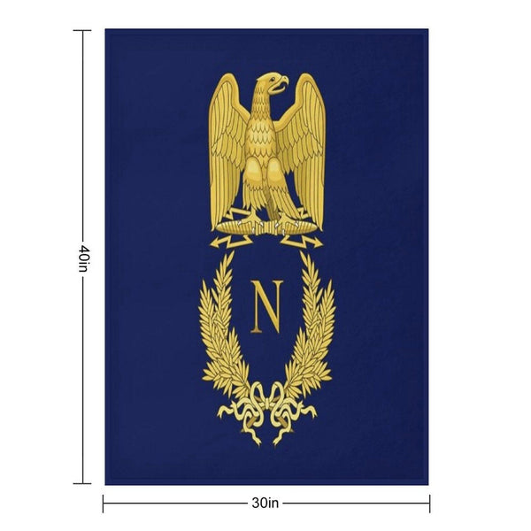 Emblème De Napoléon Bonaparte Throw Blanket