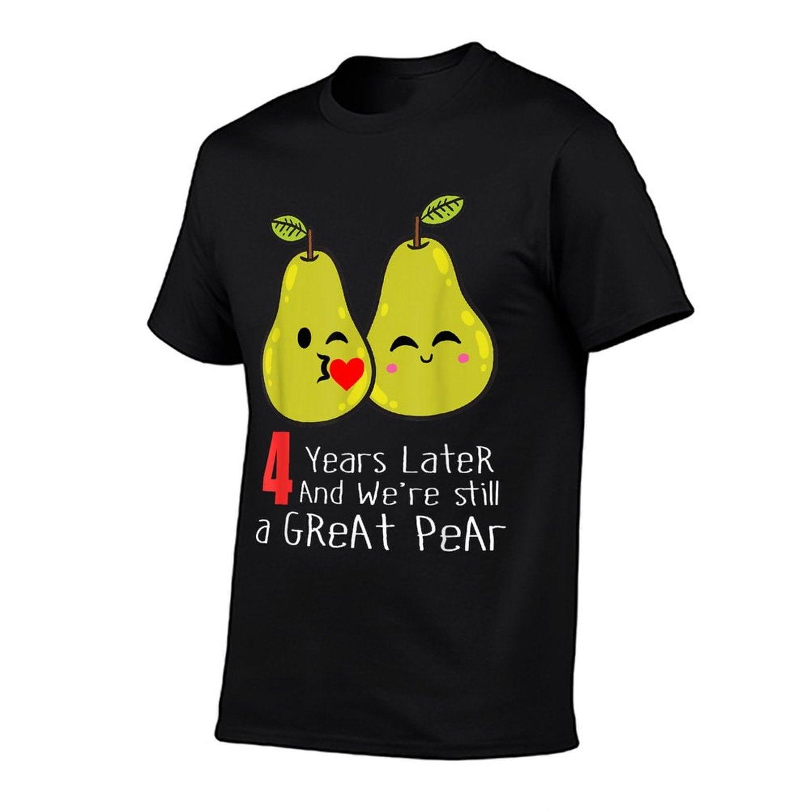 4th Wedding Anniversary Shirt Gifts Funny Couples T-Shirt