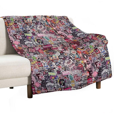 R PLACE MODIFIED 90S Travel-friendly Throw Blanket