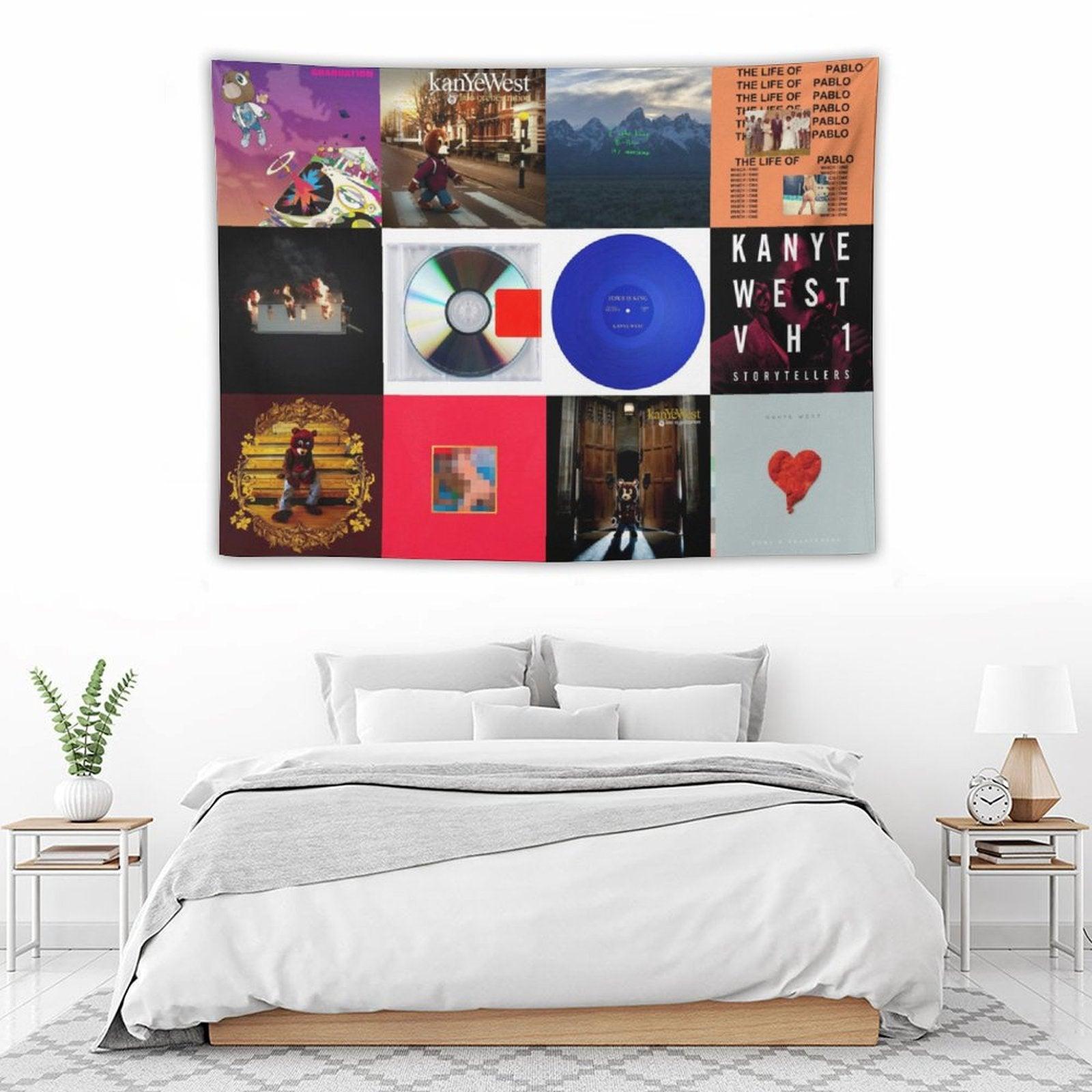 Kanye Albums Cover Tapestry