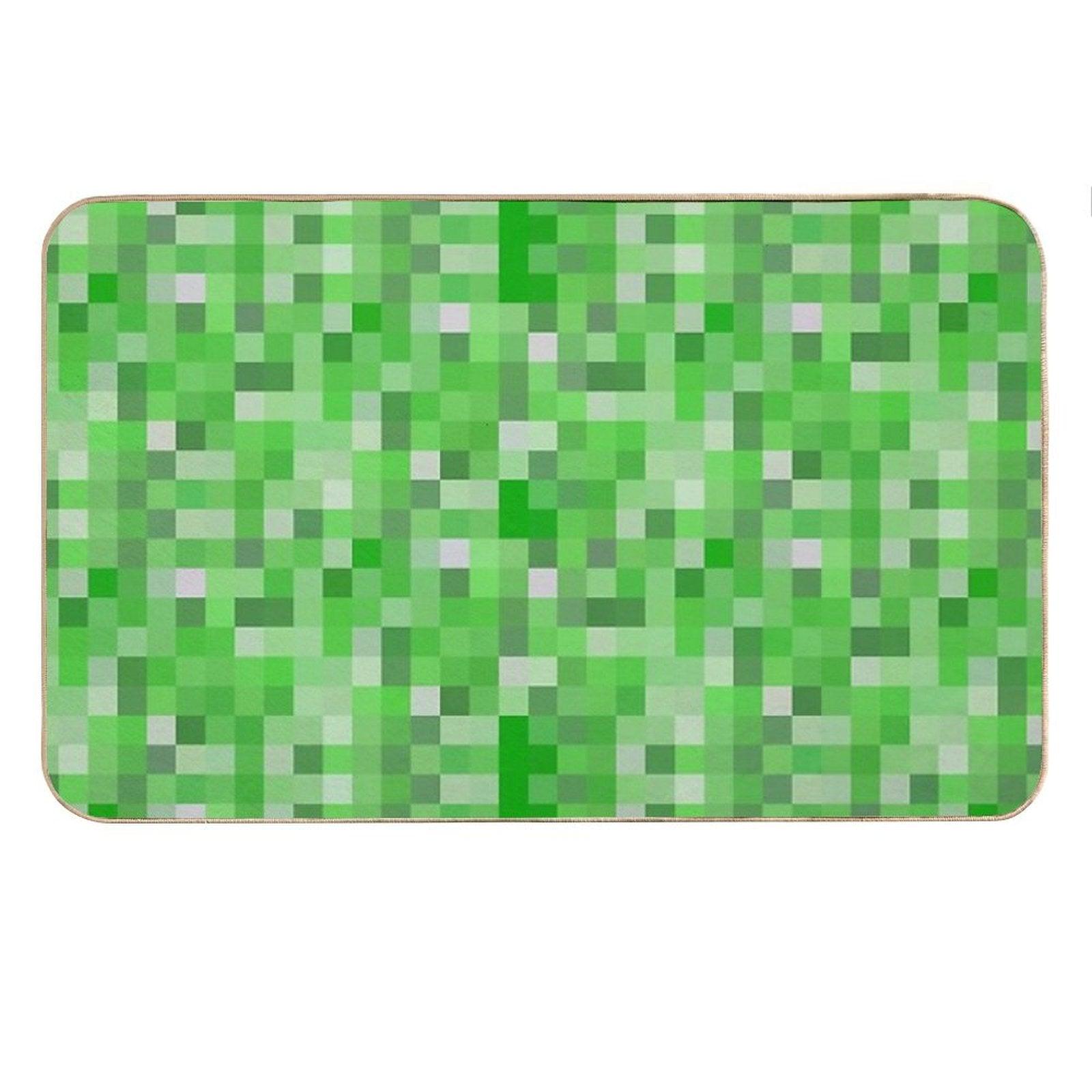 Minecraft Creeper Texture Bath Mat