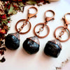 Apache Tear Copper Keychain - Boho | Handmade by Blackbird & Sage