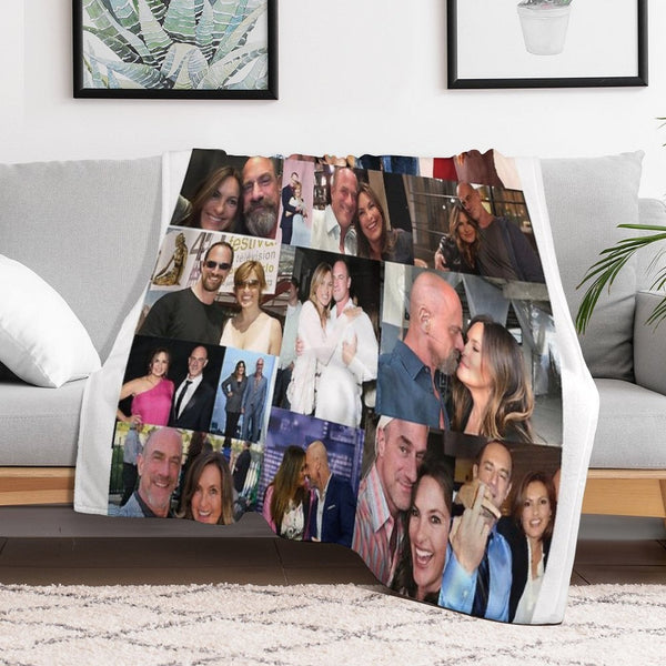 Chris Meloni And Mariska Hargitay Durable Throw Blanket
