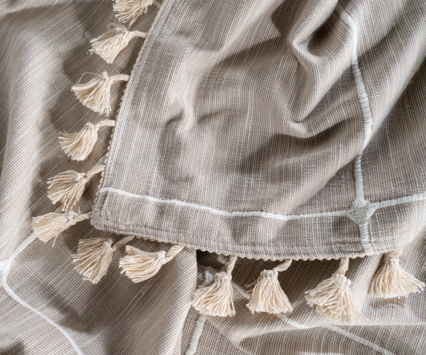 Tassel Tablecloth - Bohemian Tablecloth