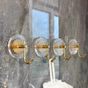 Acrylic Self Adhesive Hooks Wall Hook Home Décor Bathroom Towel Hooks Rack Hanging Coat Hanger Door Back Keys Hanger Bag Holder Wall Hanger Storage Organizer for Living Room Bedroom Wall Door