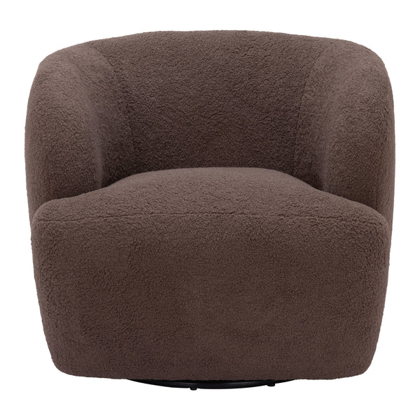 Govan Swivel Chair Brown