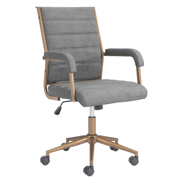 Auction Office Chair Gray