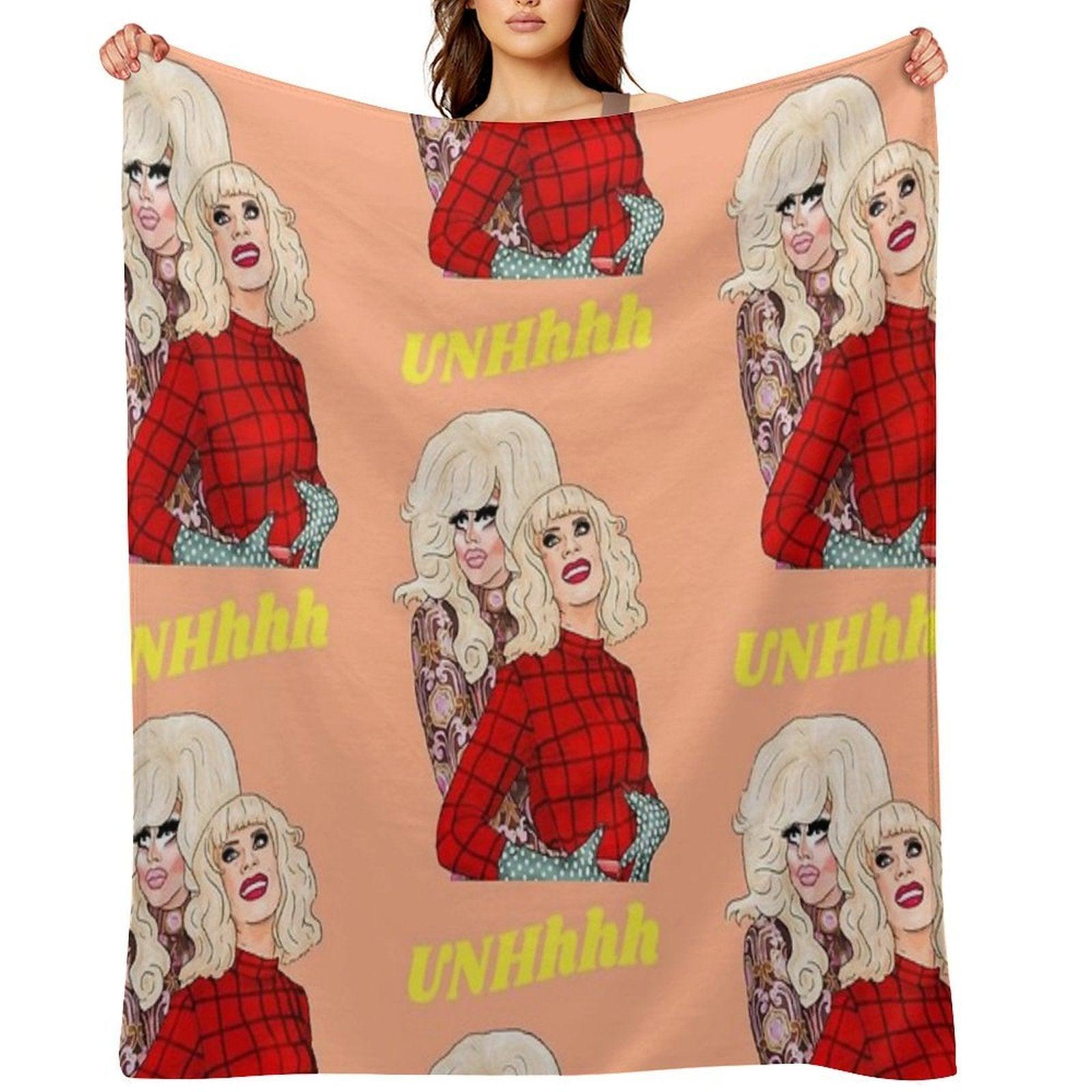 Trixie And Katya Throw Blanket