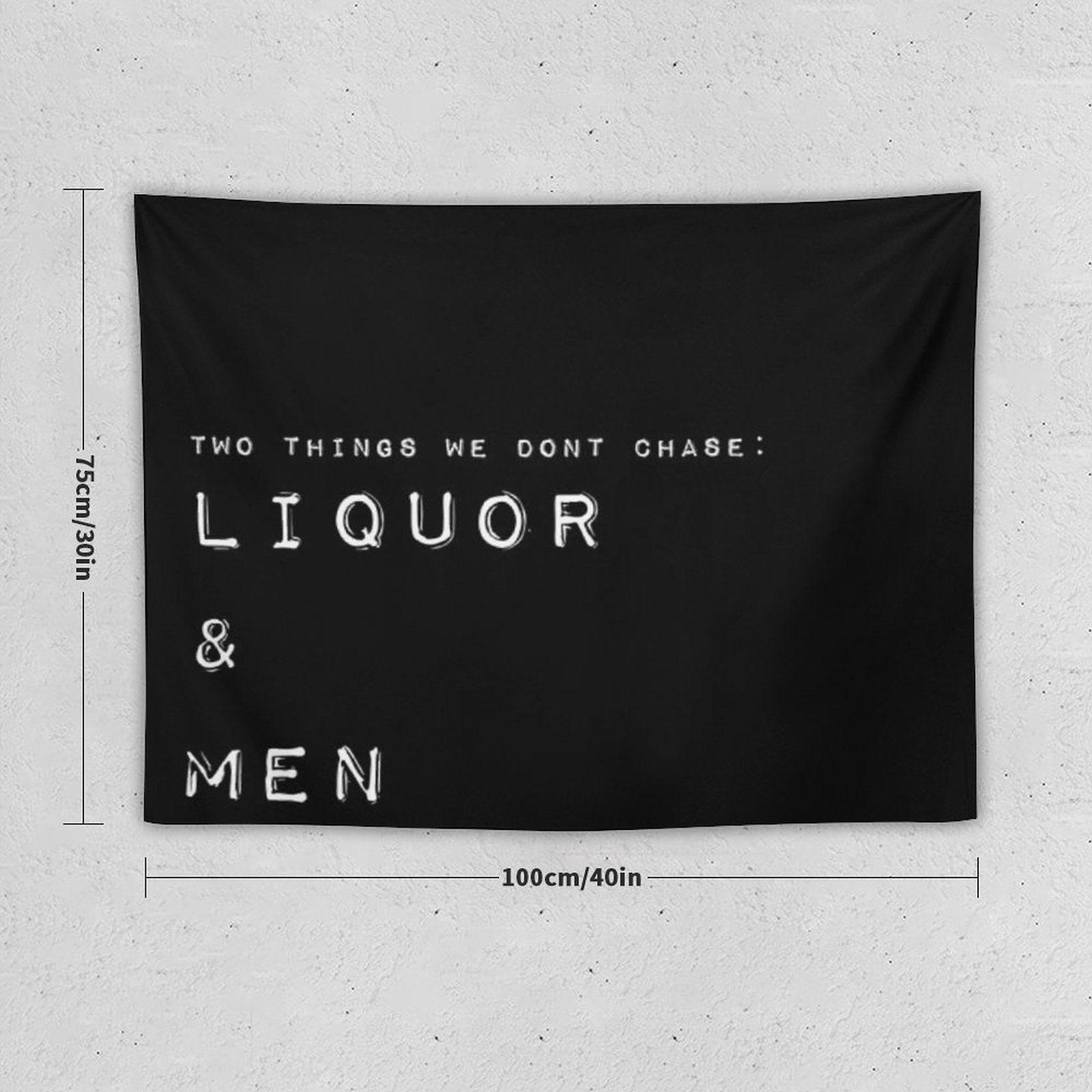 Liquor And Men Tapestry Tapestry