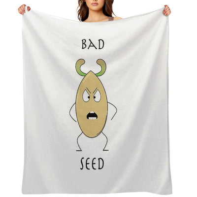 Bad Seed Gardener Design All-season Throw Blanket