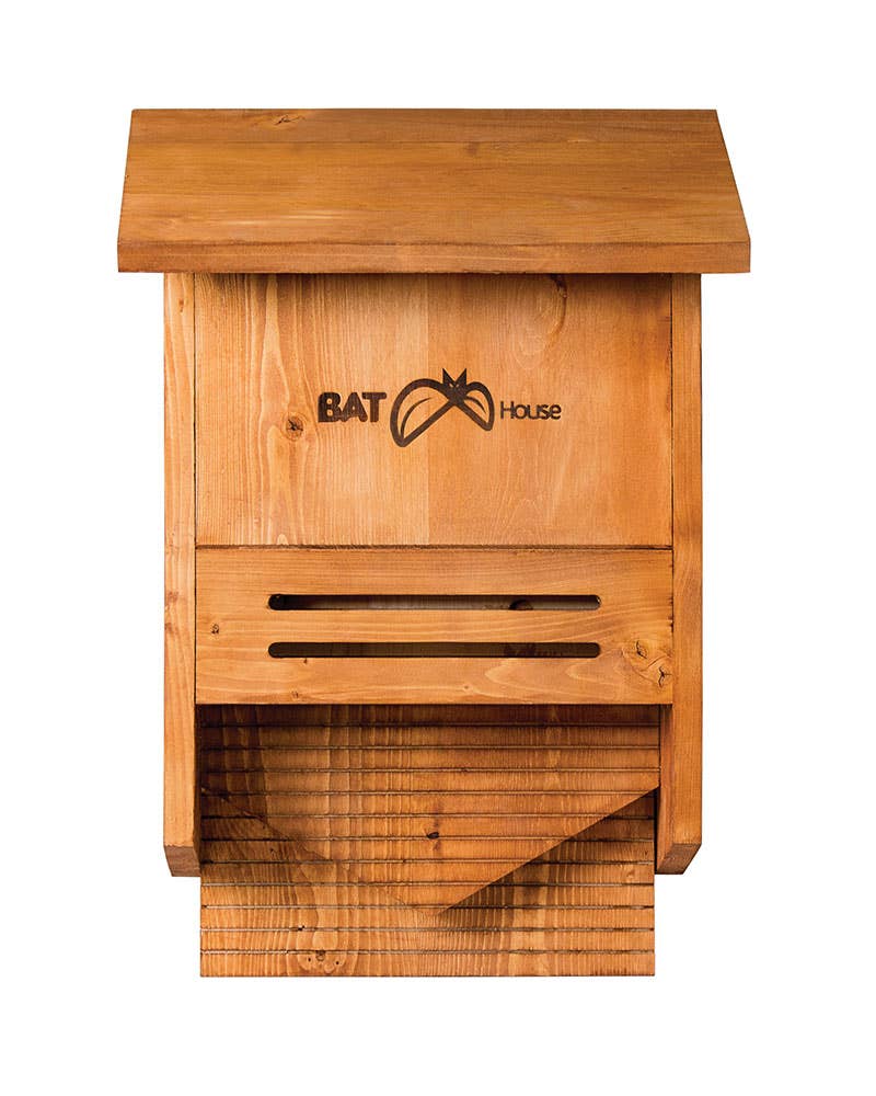 Bat House With Chambers – Hardwood Bat Shelter | Water Repellent Finish