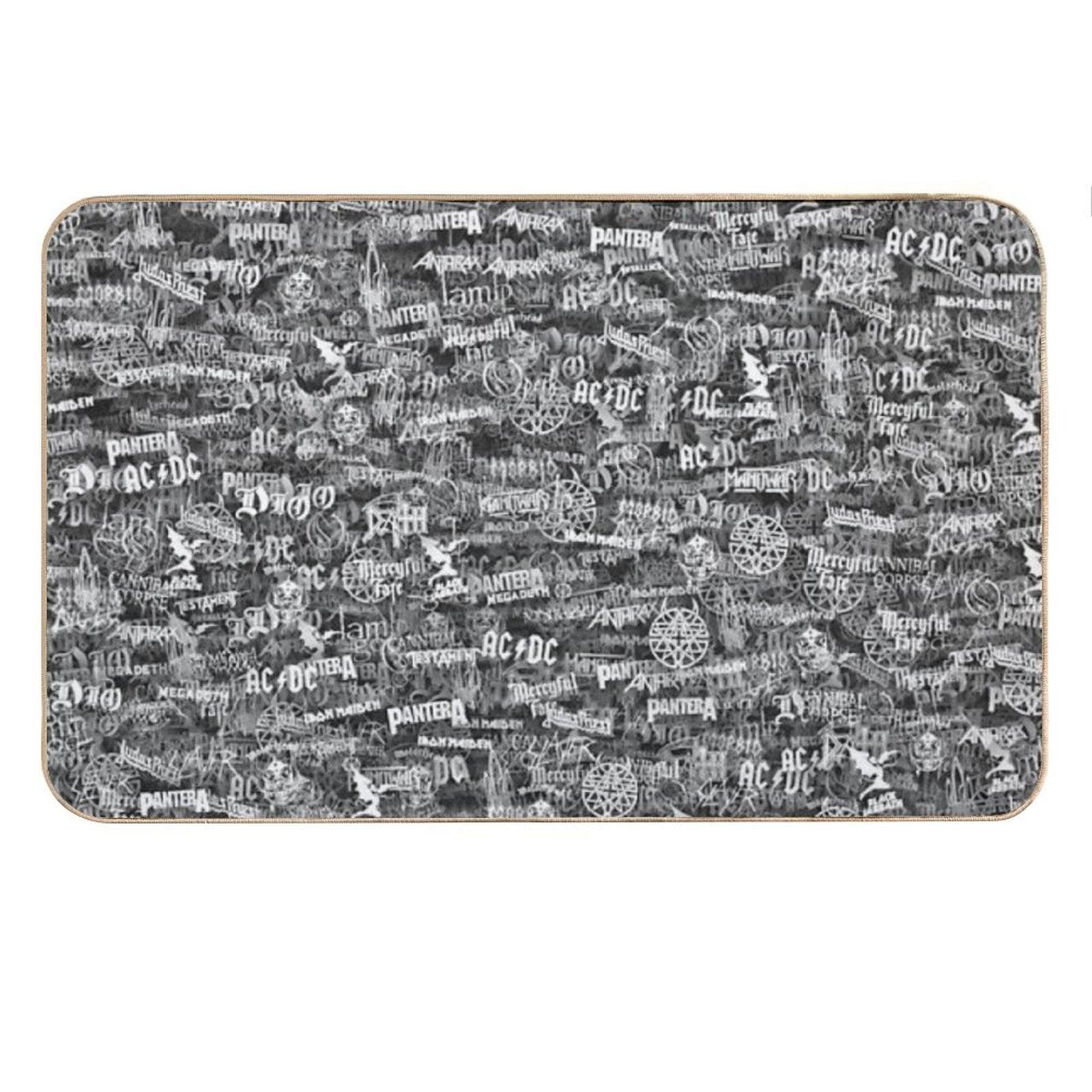 Heavy Metal Bands Bath Mat
