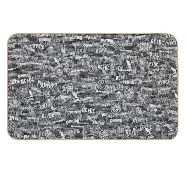 Heavy Metal Bands Bath Mat