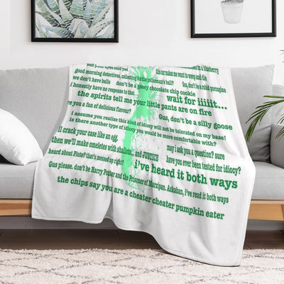 Psych Plush Throw Blanket
