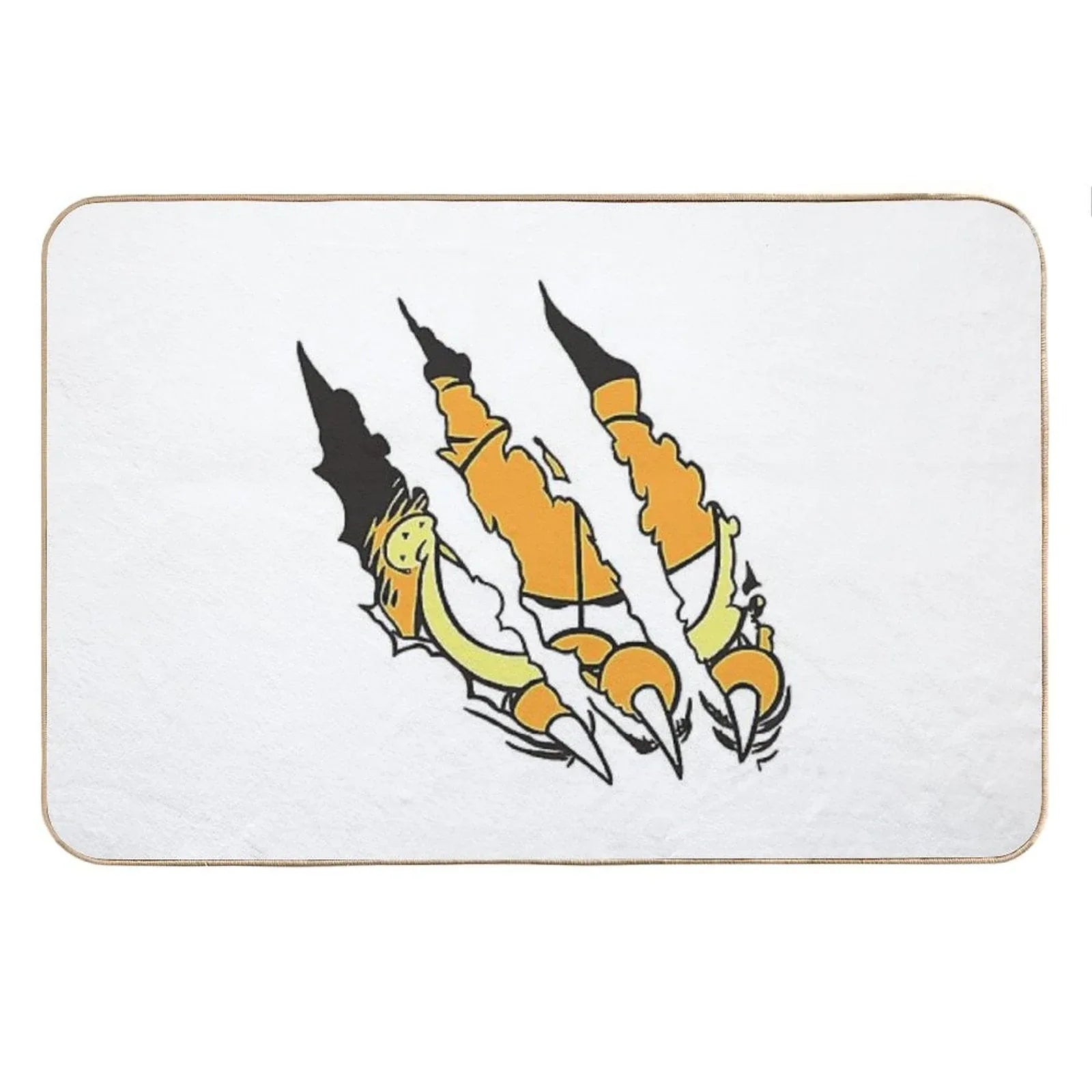 Funny Garfield T-Shirt Bath Mat