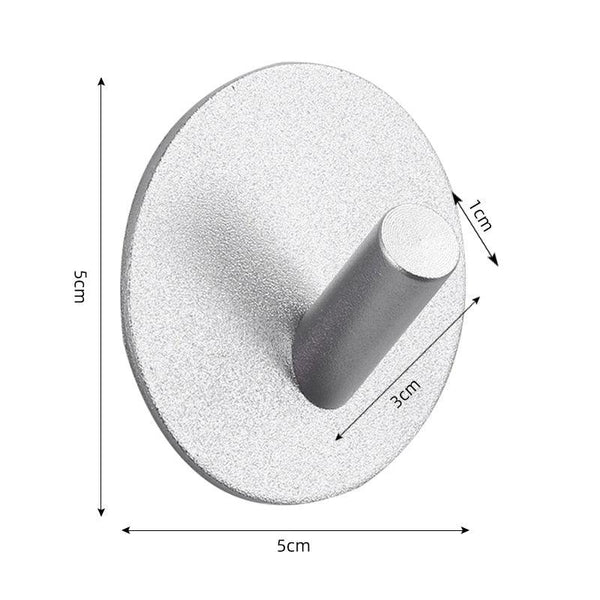 Adhesive Wall Hooks Mounted Door Key Cloth Coat Bathroom Robe Hanger Kitchen Hardware Rack Shelf Bag Hook Organizer For Hanging  Bathroom Toilet Sticky Hook