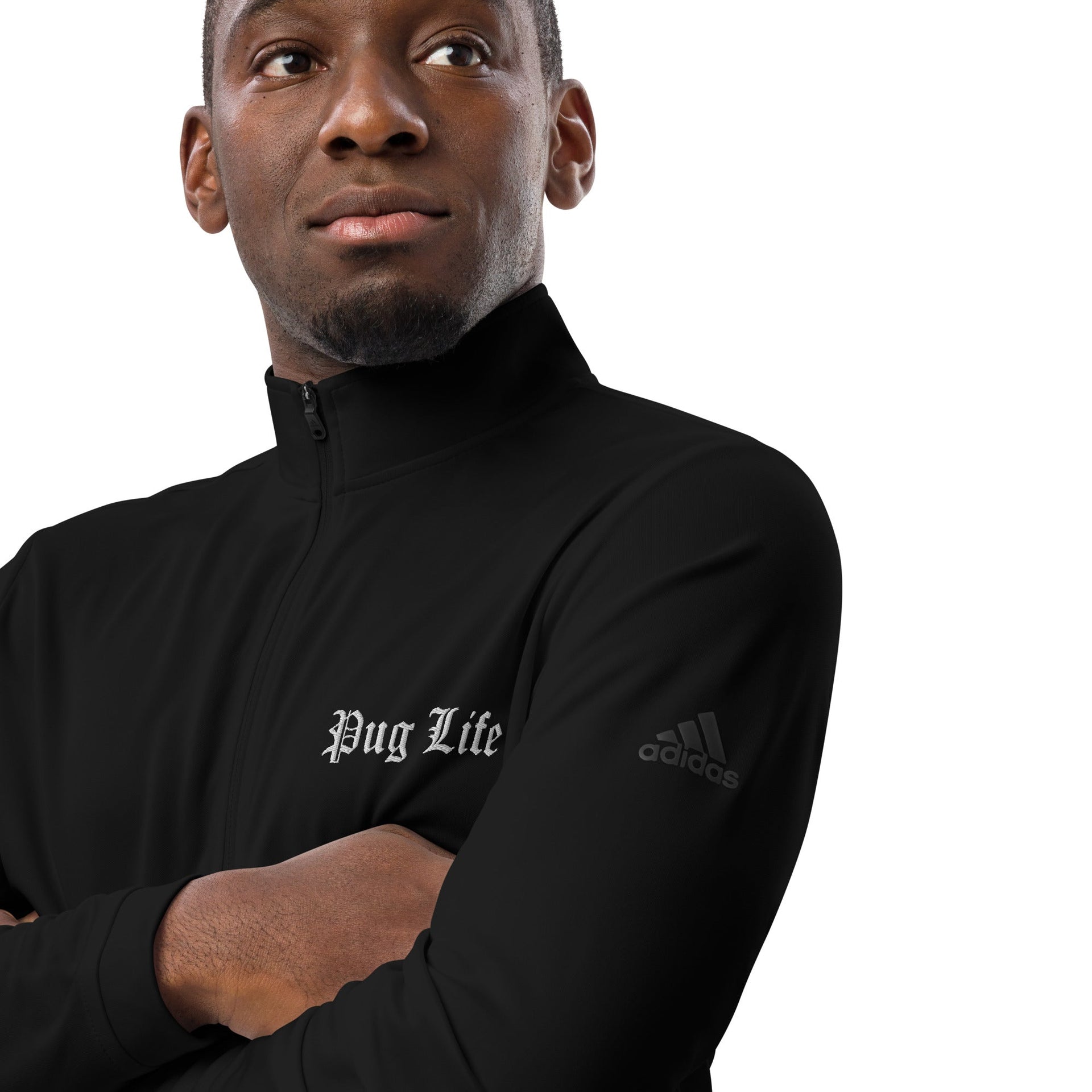 OG Pug Life Quarter zip recycled polyester Adidas pullover