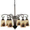 Adirondack Pinecone Chandelier