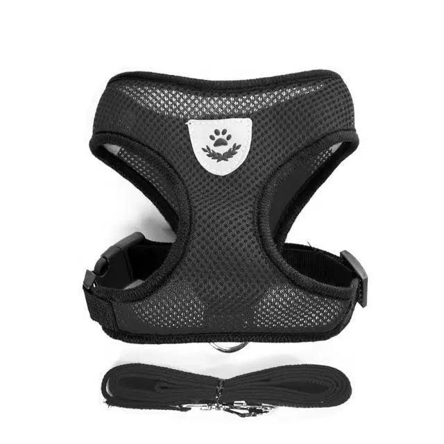 Adjustable Dog Harness No-Pull Pet Harness Soft Padded Dog Vest Reflective No-Choke Pet Vest With Easy Control Handle