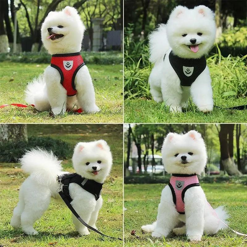 Adjustable Dog Harness No-Pull Pet Harness Soft Padded Dog Vest Reflective No-Choke Pet Vest With Easy Control Handle