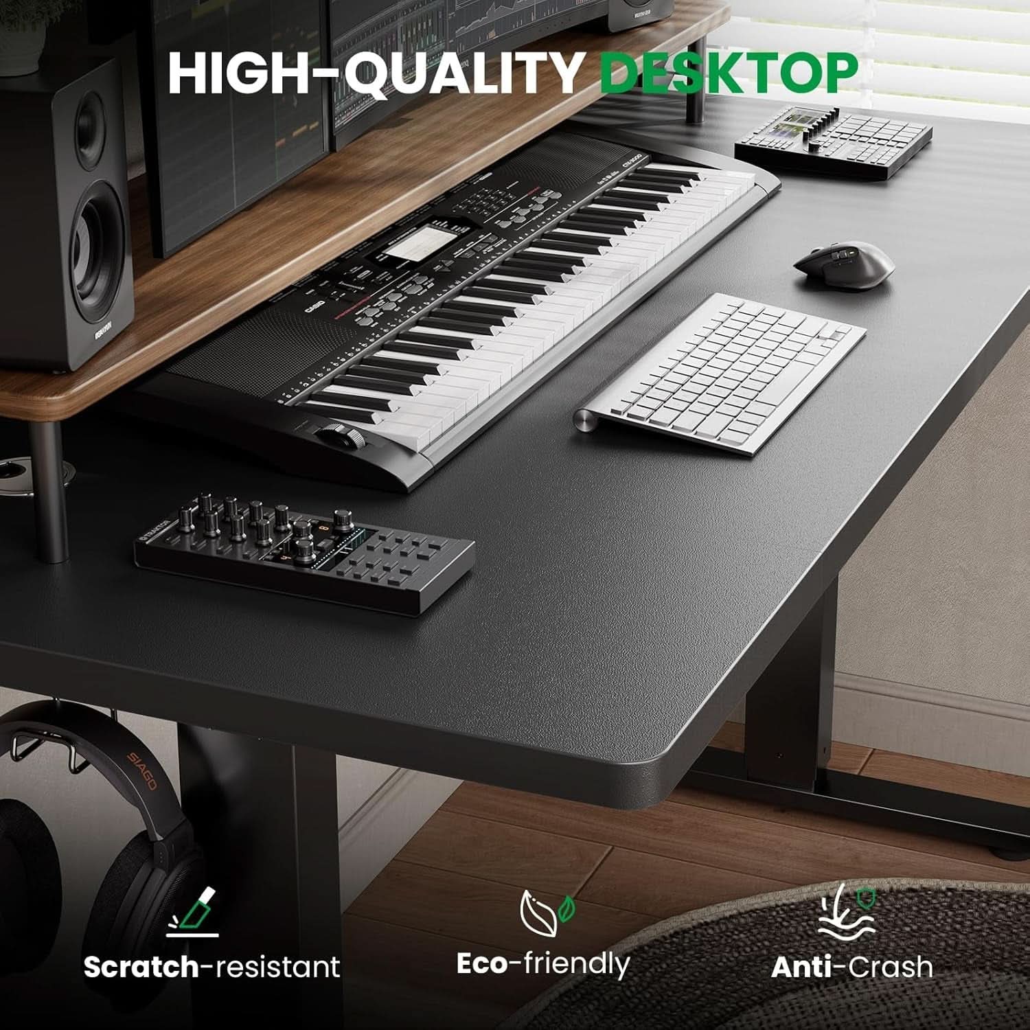 Adjustable Electric Standing Desk with Memory Presets