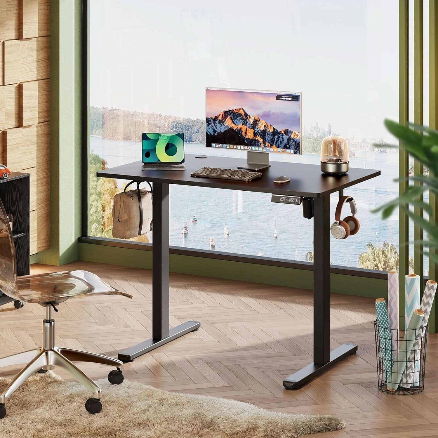 Adjustable Height Electric Standing Desk with Memory Settings