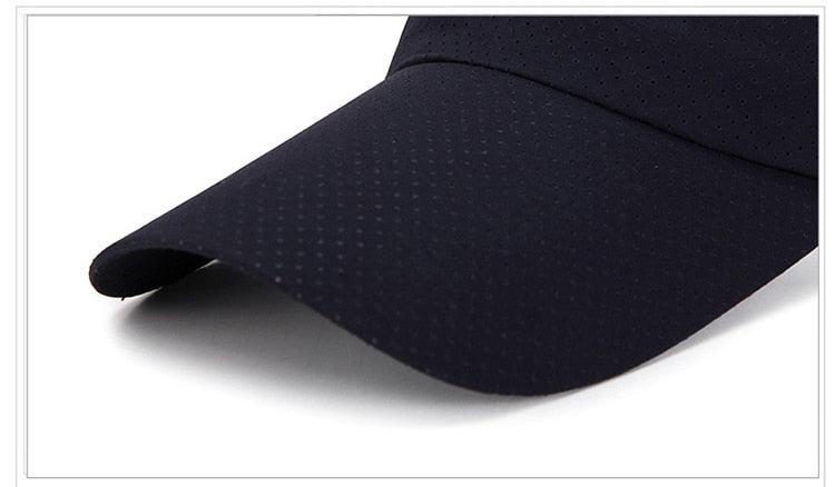 Adjustable Summer Breathable Hats Men Women Sun Protection Sports Golf Tennis Visor Hat Adjustable Visor UV Protection Top Empty Solid Sports Outdoor Running Sunscreen Strong Cap