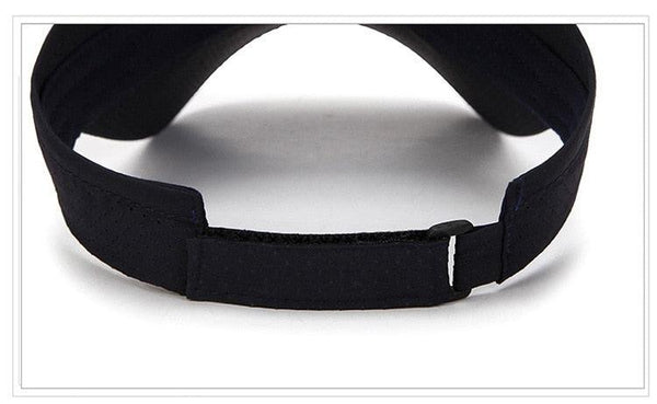 Adjustable Summer Breathable Hats Men Women Sun Protection Sports Golf Tennis Visor Hat Adjustable Visor UV Protection Top Empty Solid Sports Outdoor Running Sunscreen Strong Cap