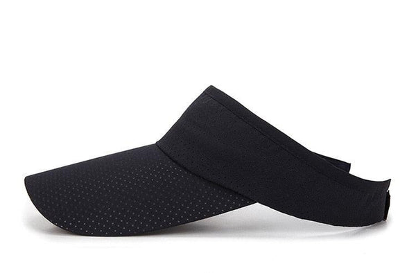 Adjustable Summer Breathable Hats Men Women Sun Protection Sports Golf Tennis Visor Hat Adjustable Visor UV Protection Top Empty Solid Sports Outdoor Running Sunscreen Strong Cap