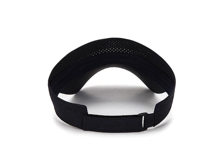 Adjustable Summer Breathable Hats Men Women Sun Protection Sports Golf Tennis Visor Hat Adjustable Visor UV Protection Top Empty Solid Sports Outdoor Running Sunscreen Strong Cap