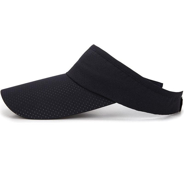 Adjustable Summer Breathable Hats Men Women Sun Protection Sports Golf Tennis Visor Hat Adjustable Visor UV Protection Top Empty Solid Sports Outdoor Running Sunscreen Strong Cap