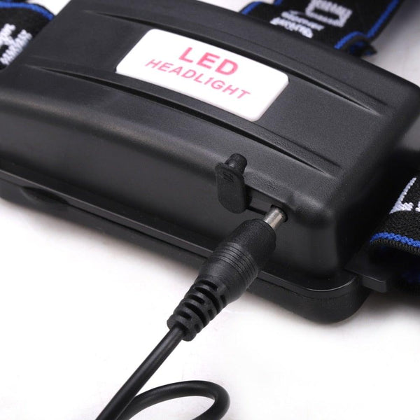 Adjustable USB Rechargeable IR Sensor Super Bright Headlight Battery For Long Working Time LED Headlamp Fishing  Waterproof Head Light Lamp Perfect For Running  Camping