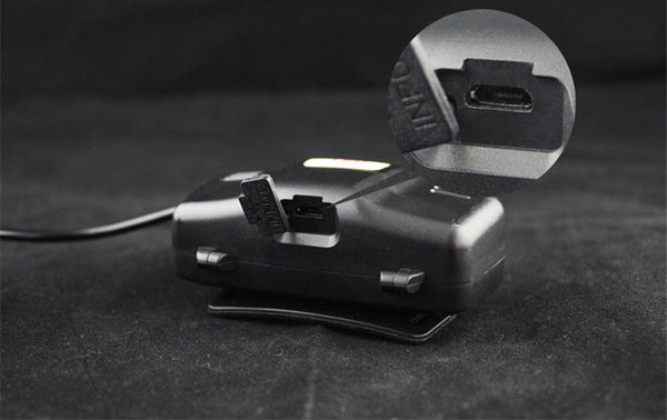 Adjustable USB Rechargeable IR Sensor Super Bright Headlight Battery For Long Working Time LED Headlamp Fishing  Waterproof Head Light Lamp Perfect For Running  Camping