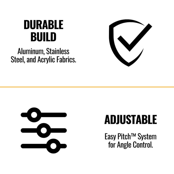 Advaning FS Series Freestanding Dual-Deploying Manual Retractable Awning [FS1110/1410] (SAK62975)