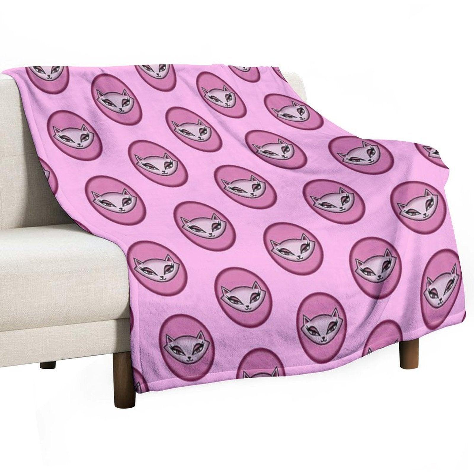 Bratz Jade Kool Kat Symbol V.4 Throw Blanket