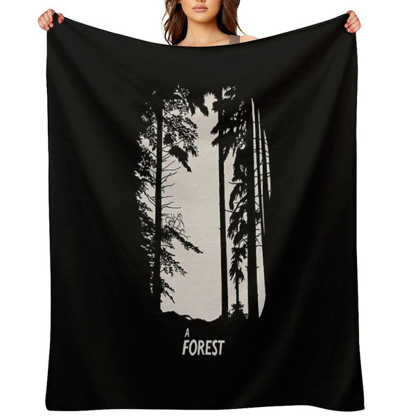 The Cure A Forest Velvety-soft Throw Blanket