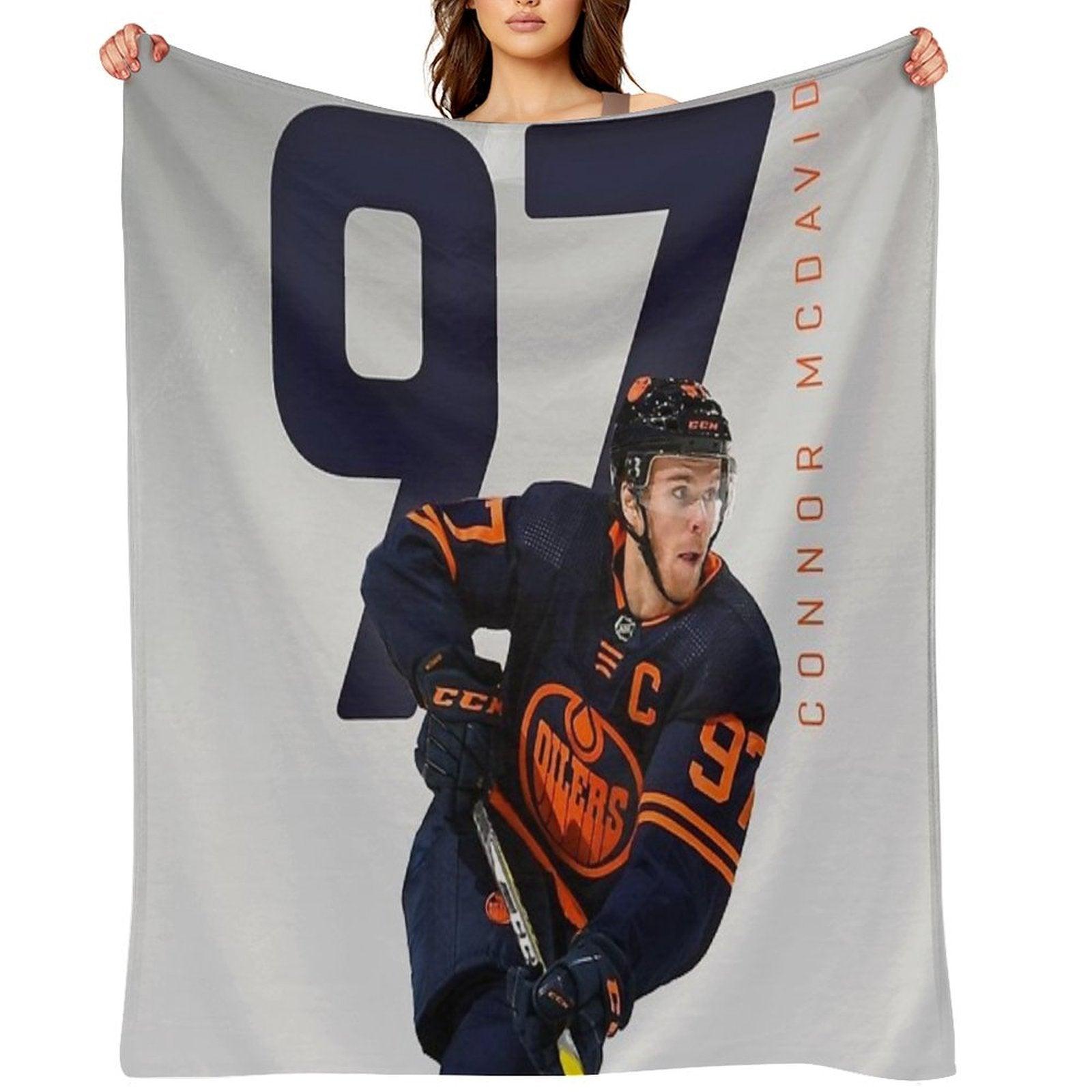 Connor McDavid Throw Blanket