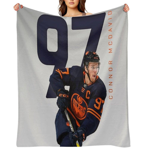 Connor McDavid Throw Blanket